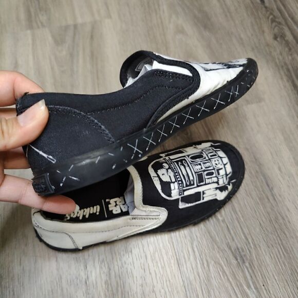 Inkkas Limited Edition R2D2 Star Wars Graphic Slip On Shoes - Picture 10 of 15